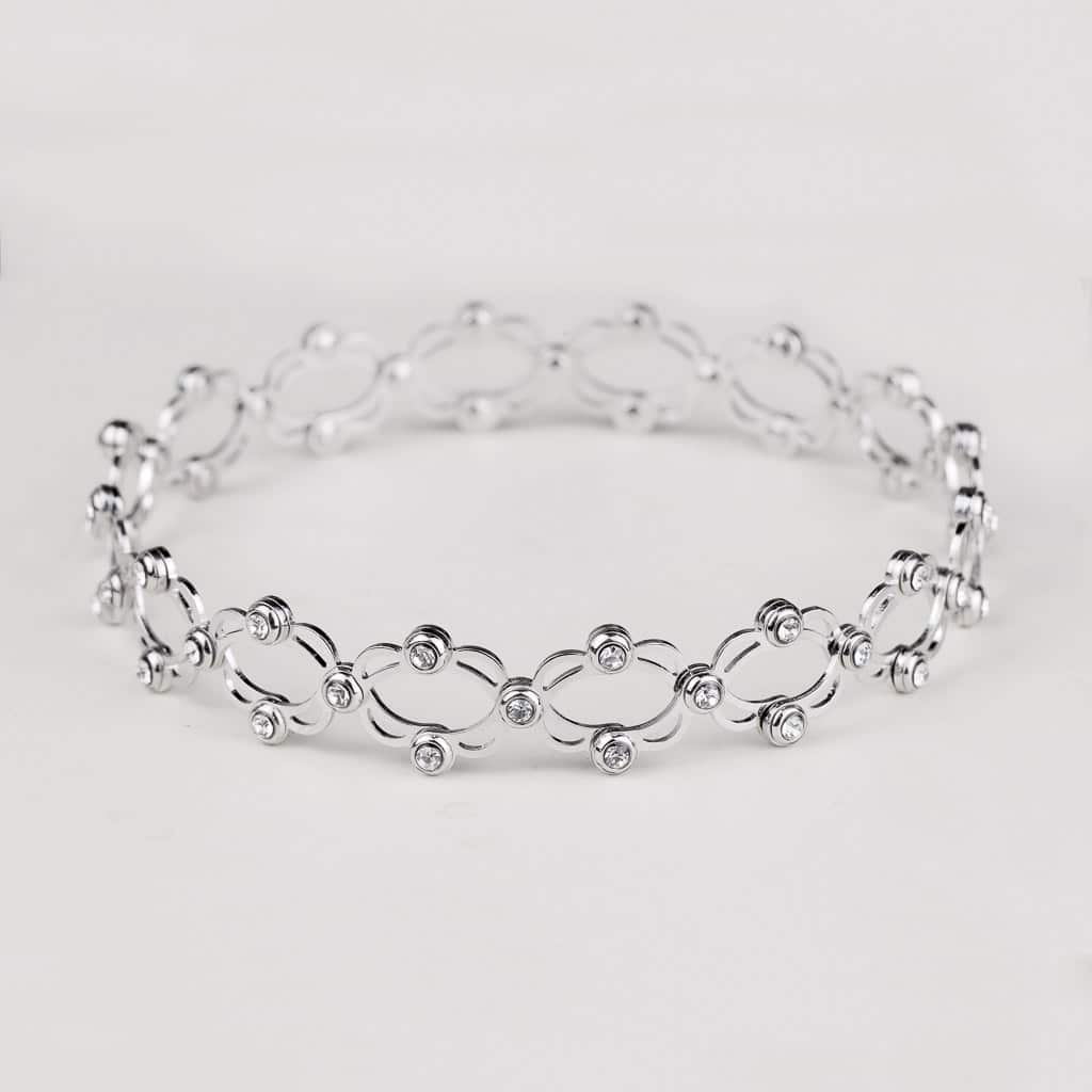 Diamond Gold N Antique Link Bracelet - For Sale on 1stDibs | convertible  bracelet ring
