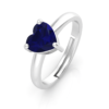 Heart ring Blue
