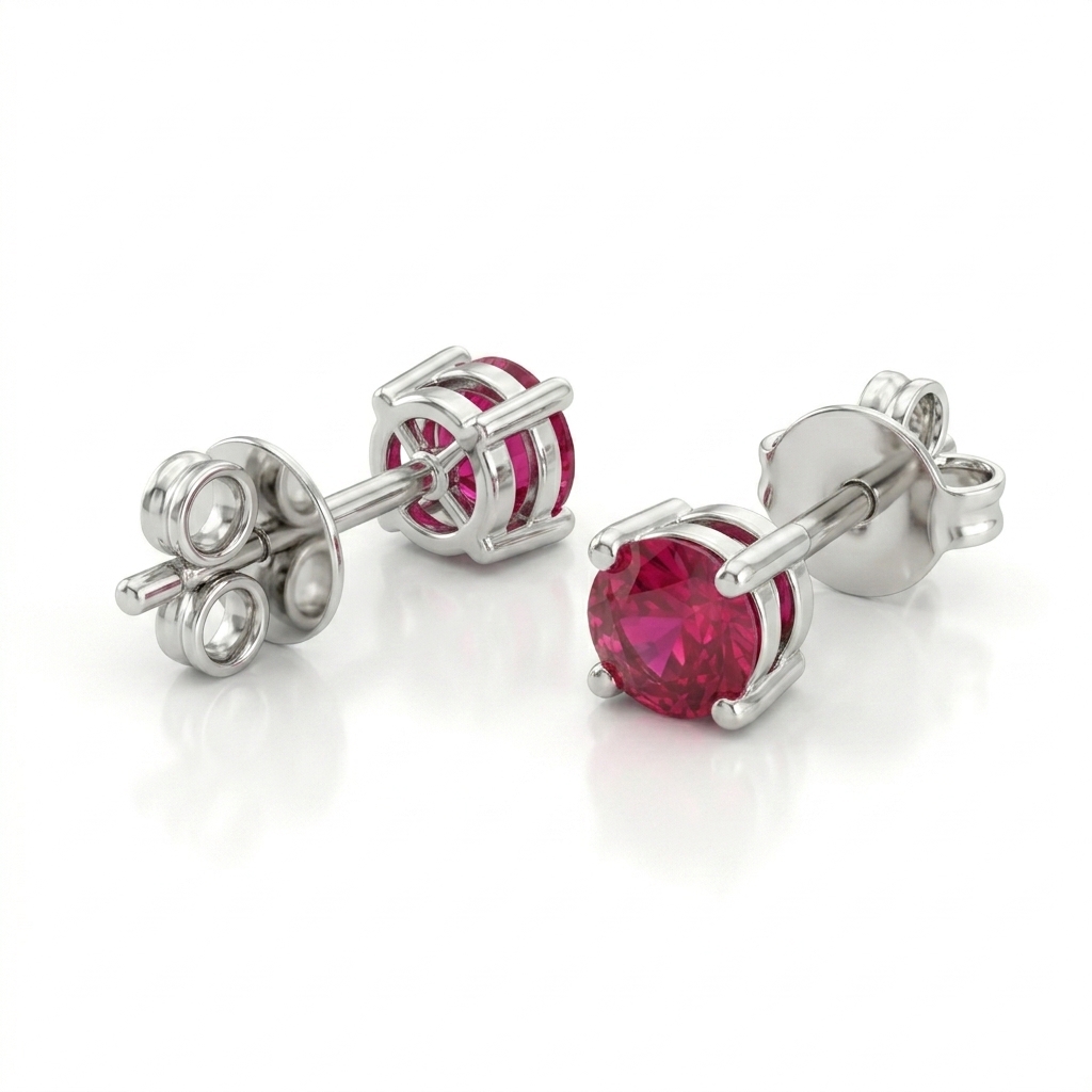 Ruby Star studs - Image 3