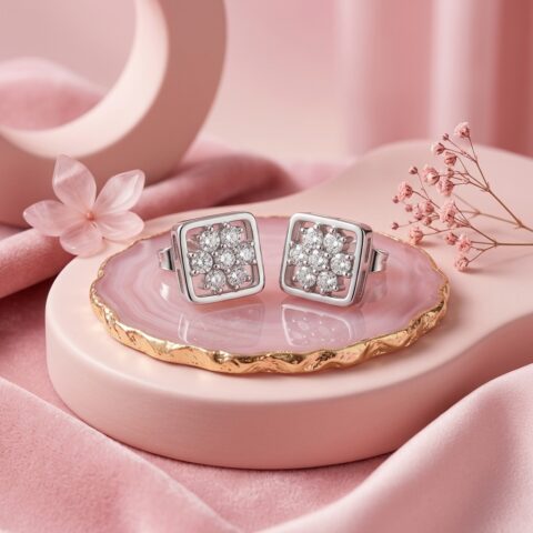 Square Star Studs