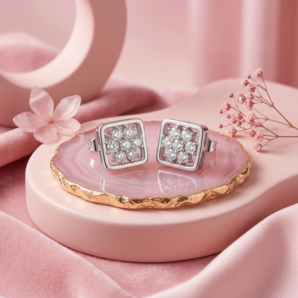 Square Star Studs