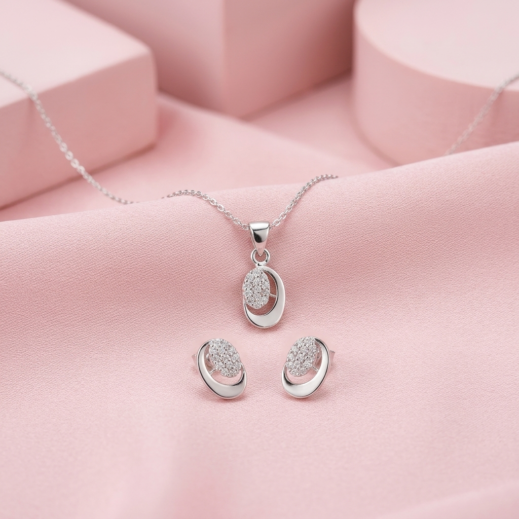 Half Moon pendant set